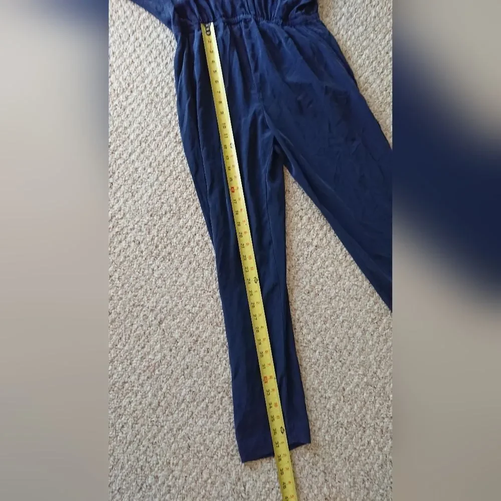 A.L.C. navy blue long sleeve one piece jumpsuit size 4